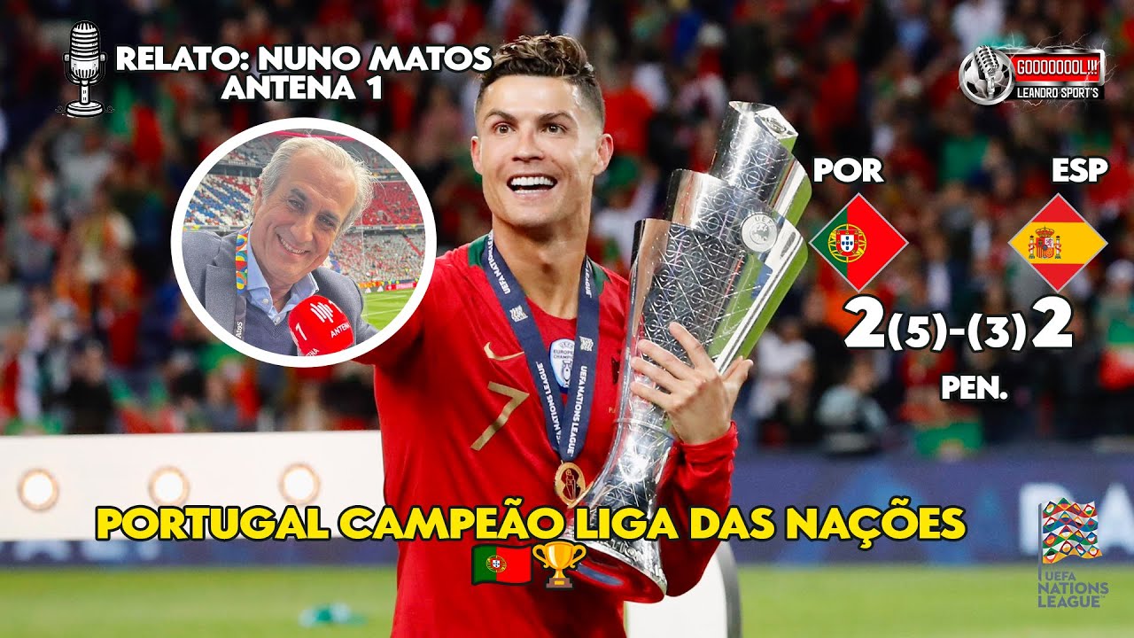 DE ARREPIAR! Portugal vs Espanha - Narração: 🎙️ Nuno Matos [Radio Antena 1]