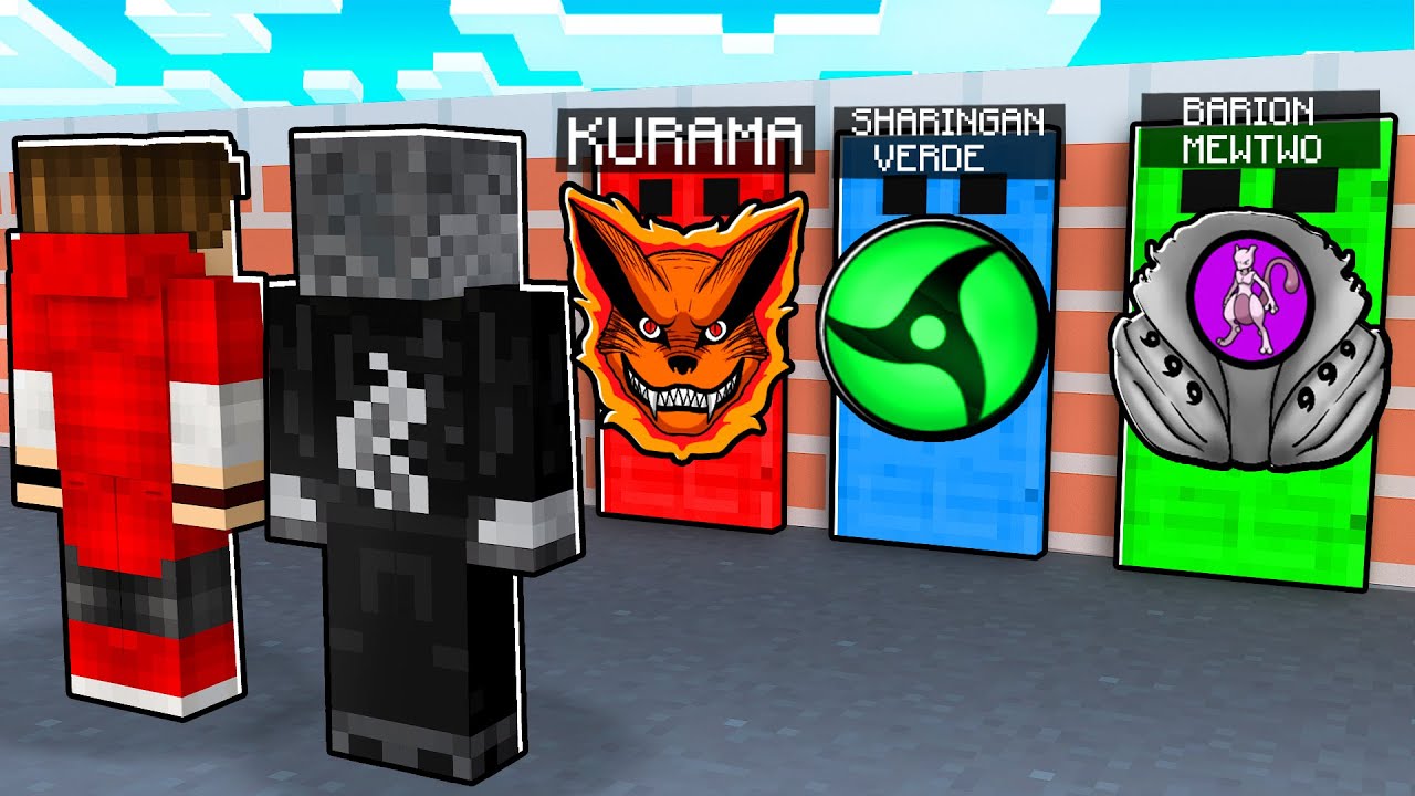 Não Escolha a PORTA Errada da NOVA NARUTO JEDY no Minecraft