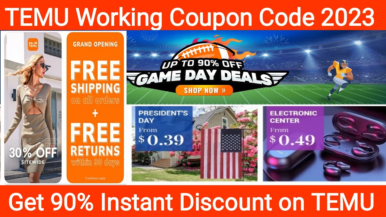 Temu Coupon Code 2023 | Working Coupon Code for Temu Haul Get 90% Discount