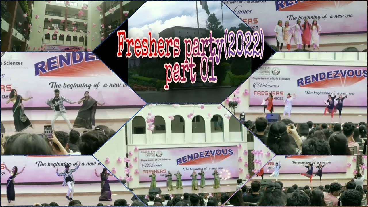 Graphic era deemed to be University freshers party Part 1 #freshers  #graphicerauniversity