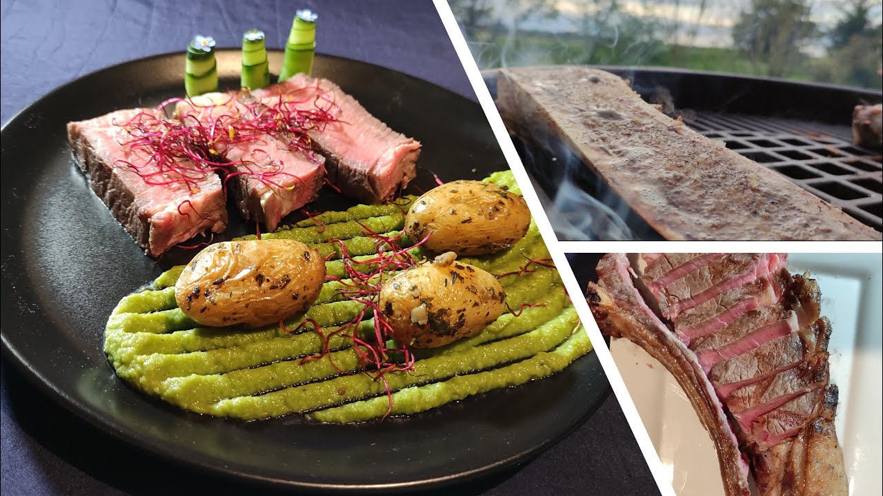 CUISSON D'UN OS A MOELLE (et d'un Tomahawk)