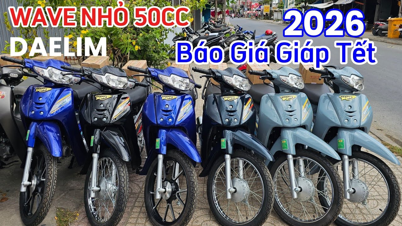 Báo giá WAVE NHỎ 50CC giáp tết 2026 tại CH Mai Duyên. Khải Phạm #wave #50cc #hocsinh #2026 #waves 