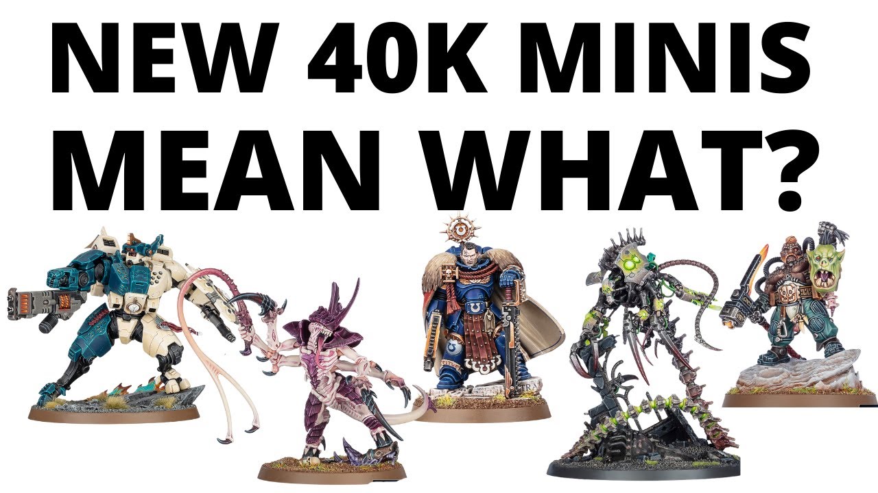 The New Warhammer 40K Miniature Wave - What Do These Characters Mean for their Armies?