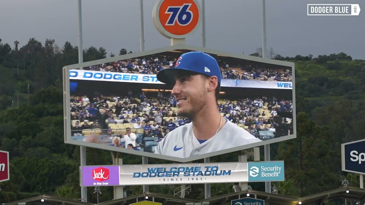 Dodgers tribute video for Cody Bellinger in return to Dodger Stadium