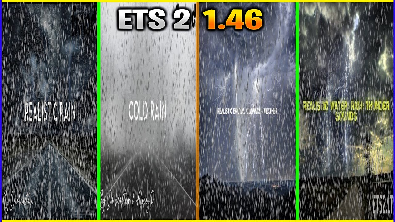 ETS2 Realistic Major Weather Mods Comparison for 1.46 | ETS 2 Mods