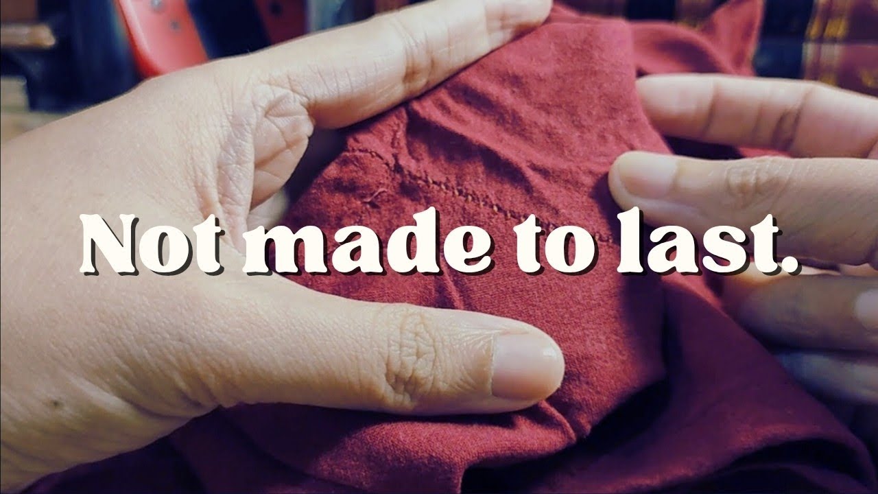SEWING RANT: Why are clothes put together like THIS?