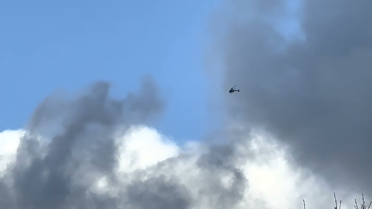 Private Guimbal Cabri G2 [G-DGRE] flying above