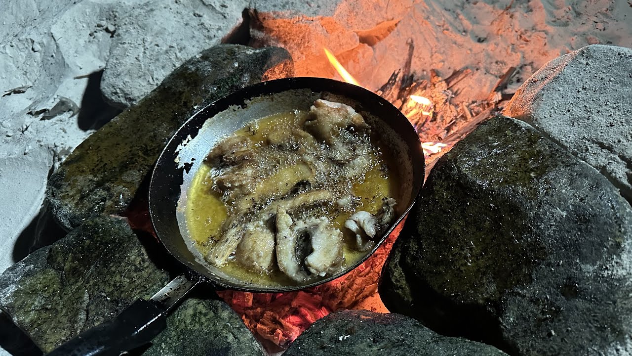PESCARIA DE TRAIRÃO NO ACAMPAMENTO COM PEIXE FRITO