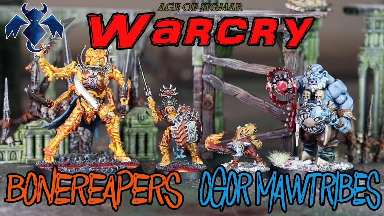 Age of Sigmar: Warcry- Ossiarch Bonereapers vs. Ogor Mawtribes