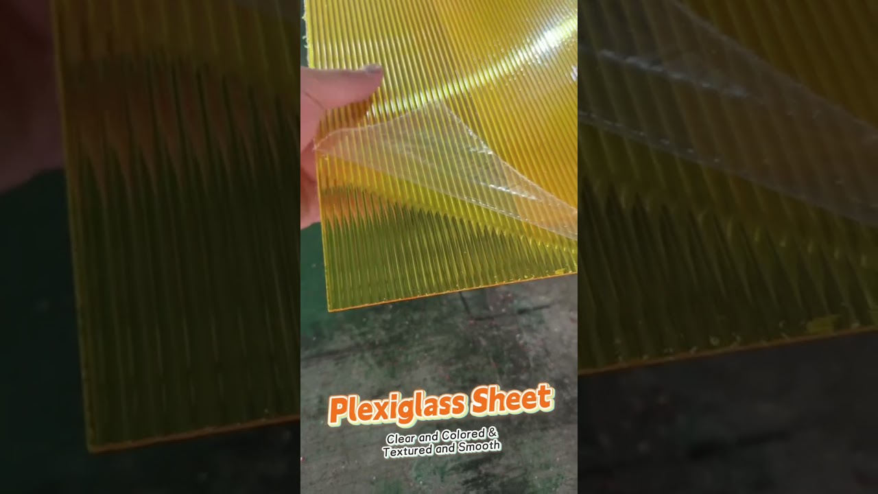 Linear Texture Perspex Sheet Wave Shapes Inside Embossed Decorative Acrylic Panels