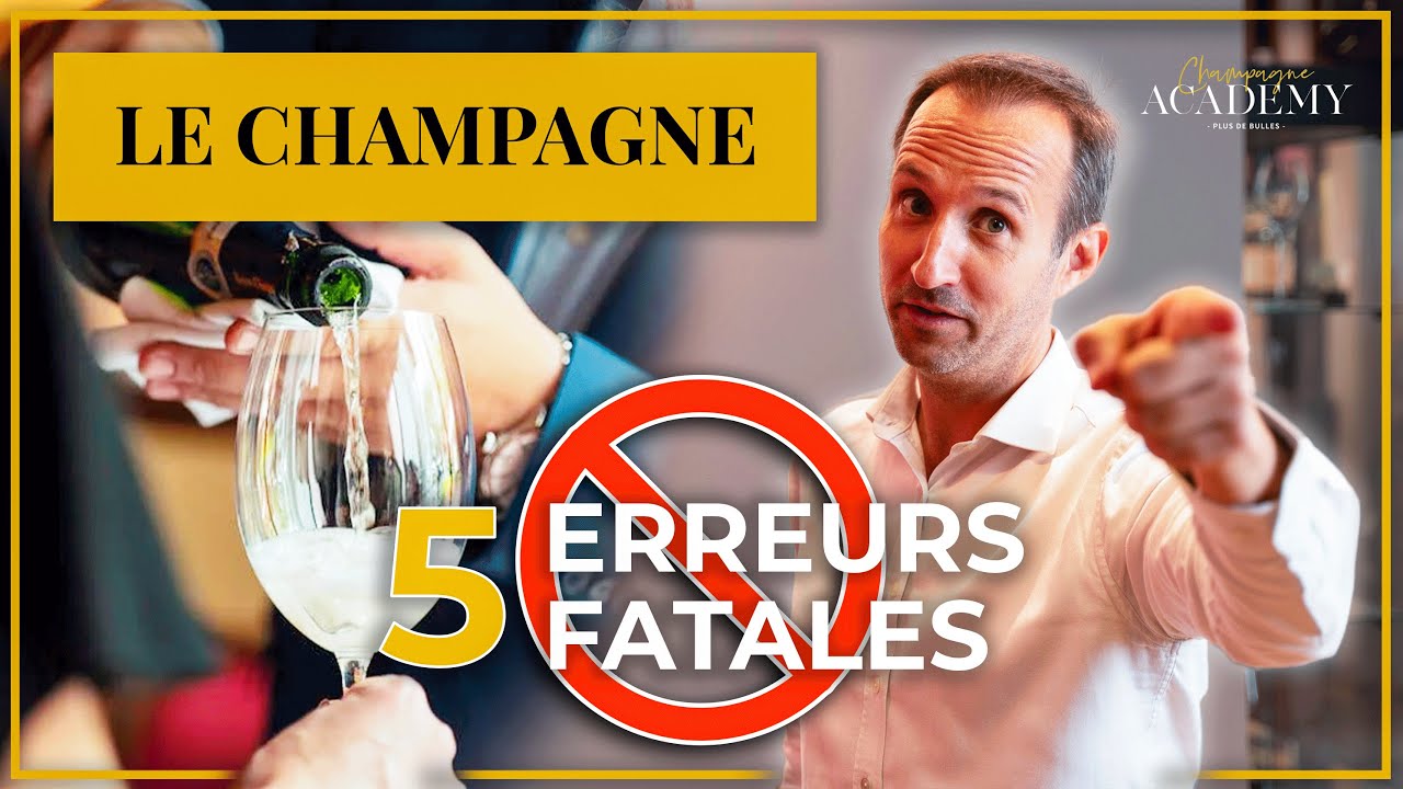Les 5 erreurs à éviter avec le champagne ❌