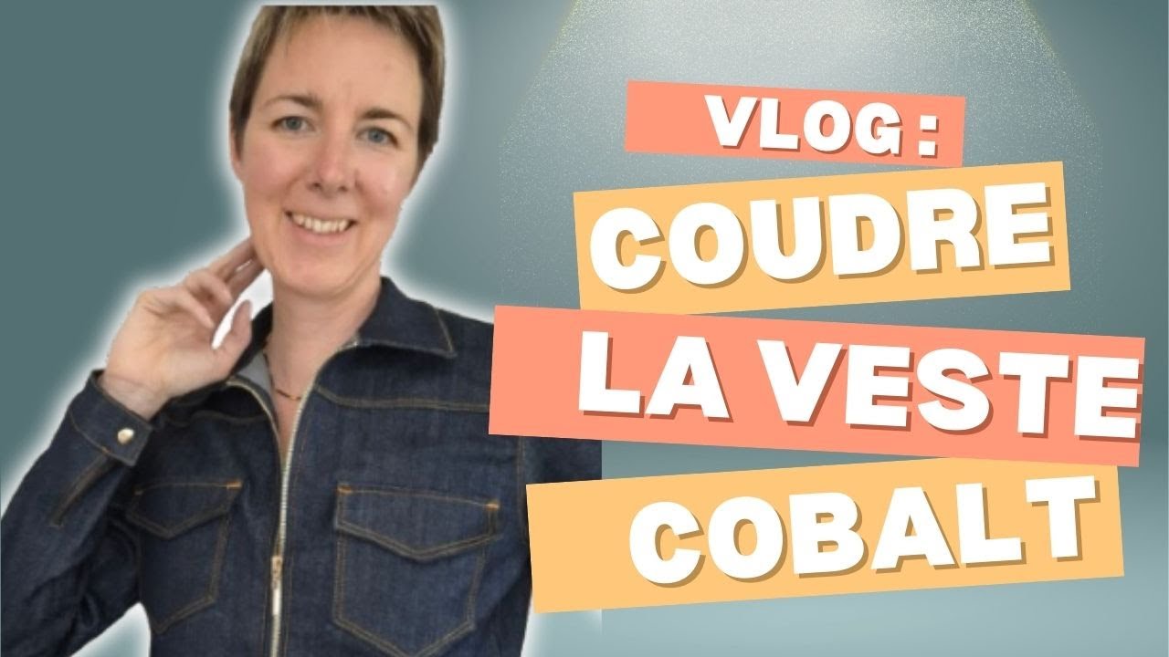 Je couds la veste Cobalt en denim brut Mister Tissu | Vlog couture