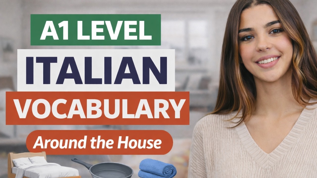 Italian words for the kitchen, living room and bedroom you will actually use: Essential Words! 🇮🇹 