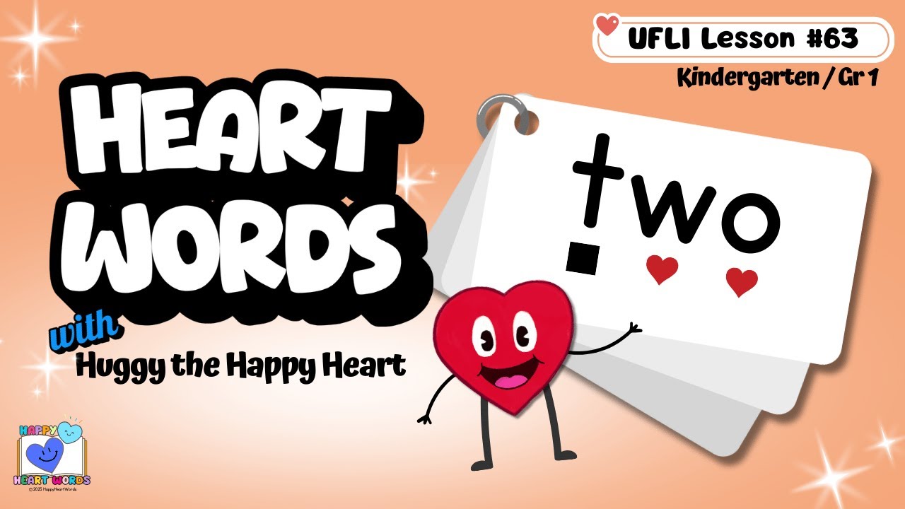 Teaching Sight Word TWO | UFLI Lesson 63 Irregular Heart Word | Learning Sight Word TWO
