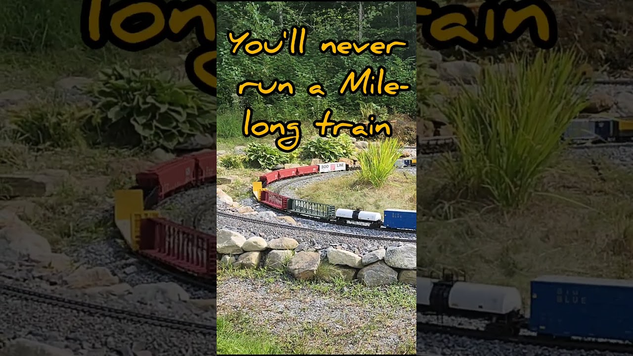 Garden Railroading misconceptions 🤔🤣 #gardenrailroad #modeltrains #gscale #train #trainworld