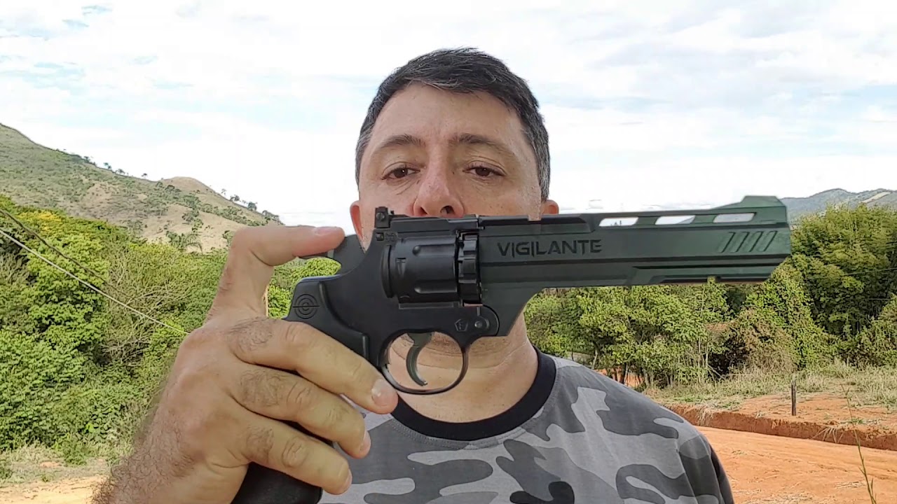 Revolver de Pressão Gas Co2 Vigilante 4,5 Crosman /  Principais características
