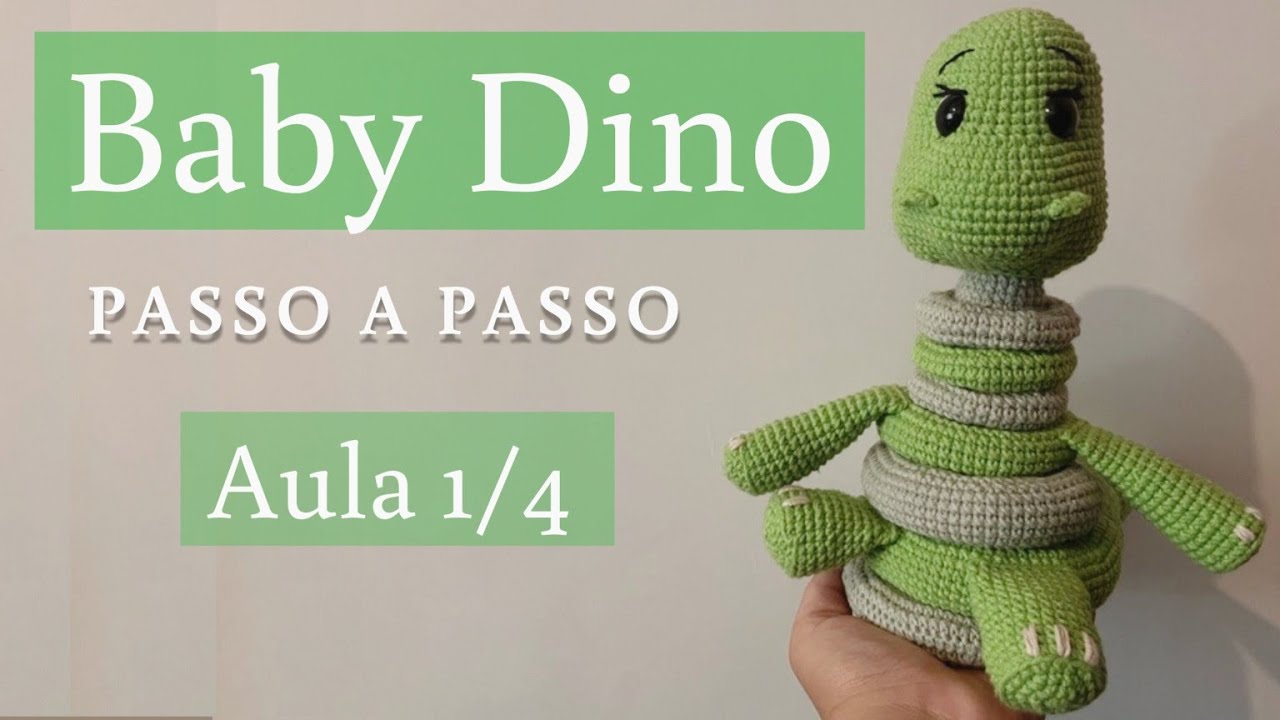 Brinquedo interativo em amigurumi COM UMA COR: Guia para Iniciantes - Parte 1 de 4.