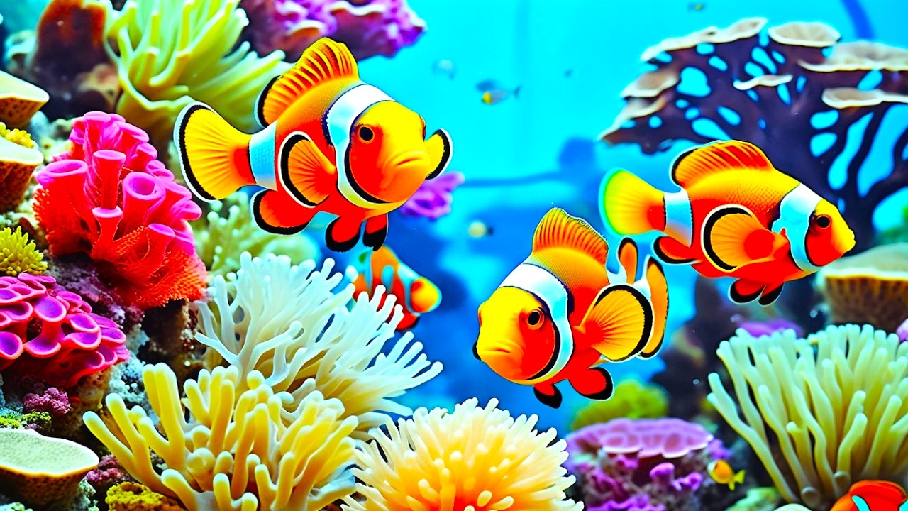The Best 4K Aquarium - Explore the Stunning World of Sea Jellyfish and Beautiful Coral Reef Fish. #8
