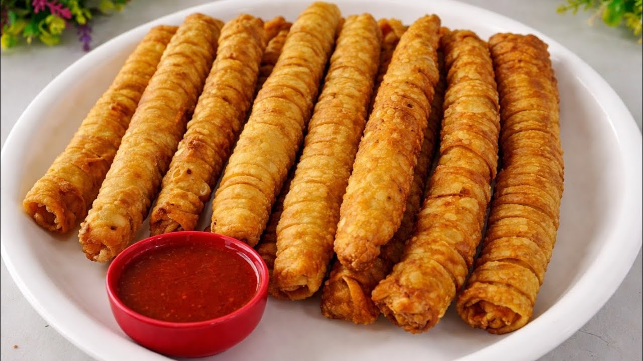Ramzan Special Crispy Spring Roll Recipe | Iftar Special Snack | Easy & Delicious Homemade Rolls 