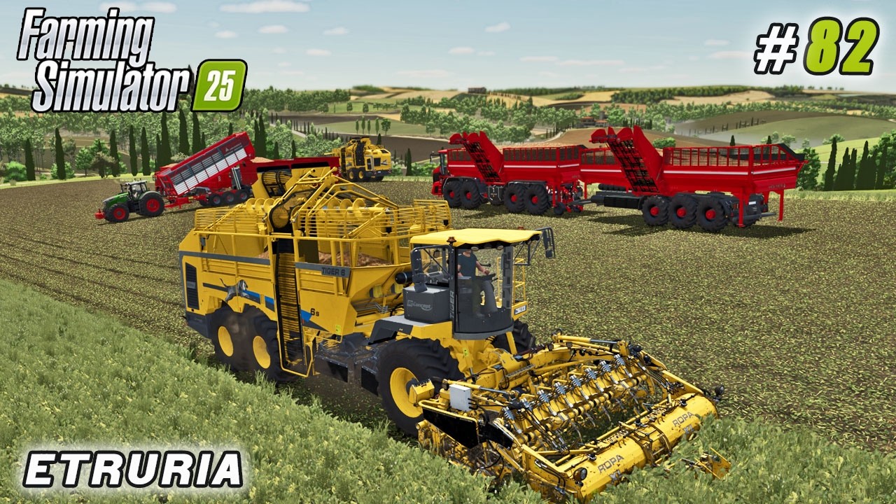 We Needed More Logistics for This Harvest | Farming simulator 25 | Etruria Farm | Timelapse #82