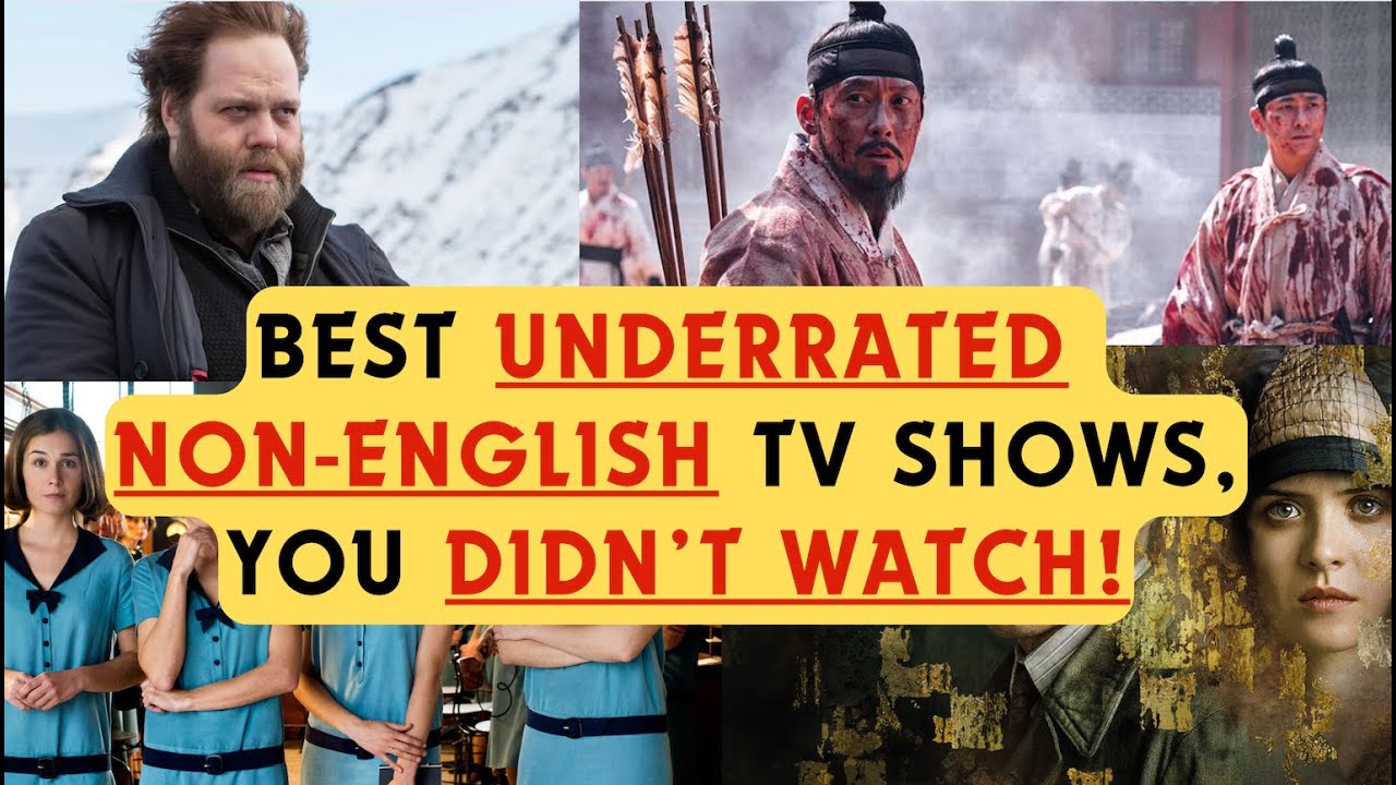 5 Best Underrated Non-English TV Shows, You Didn't Watch! (part 1) on Netflix, HBO, Apple TV.