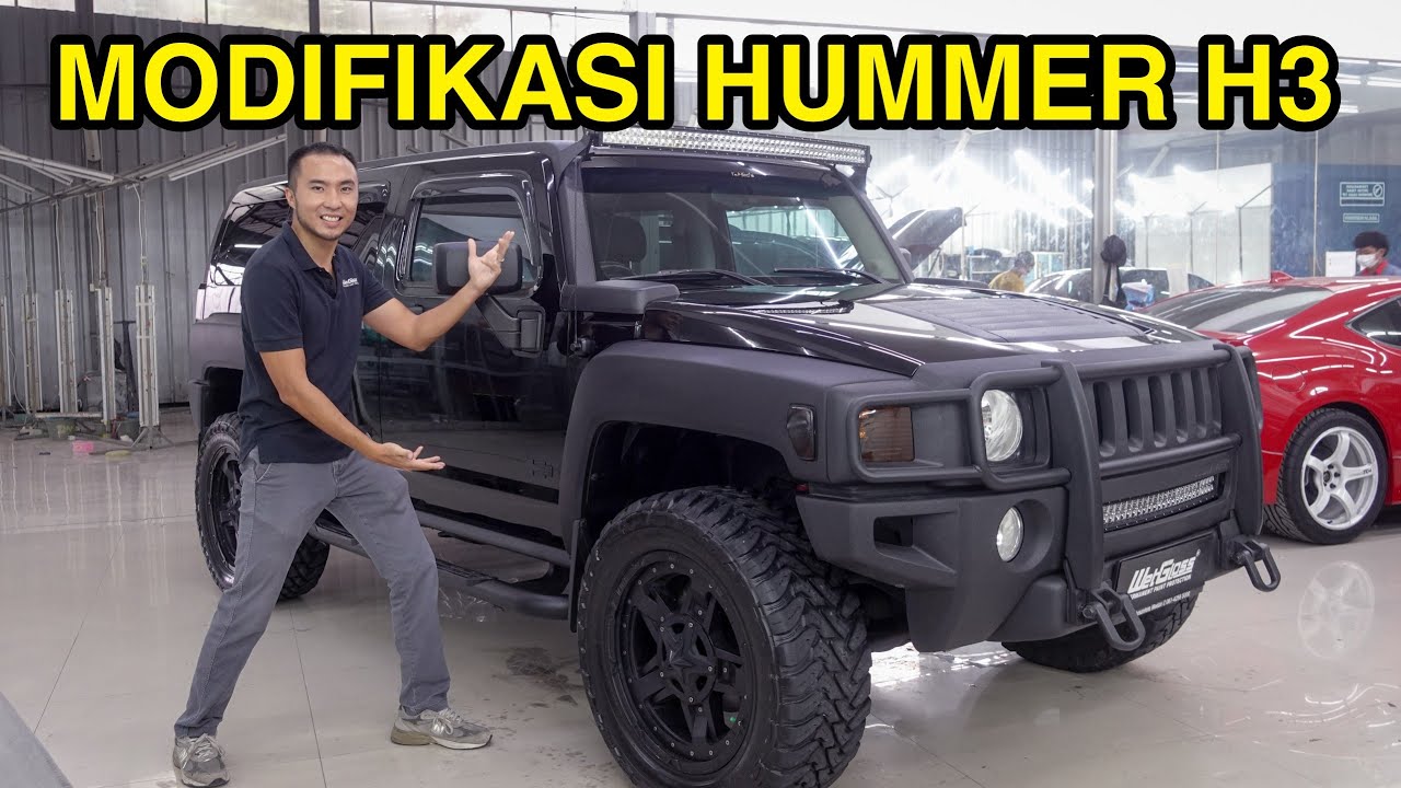 MODIFIKASI HUMMER H3 MENJADI SEPERTI TUMBLER BATMAN