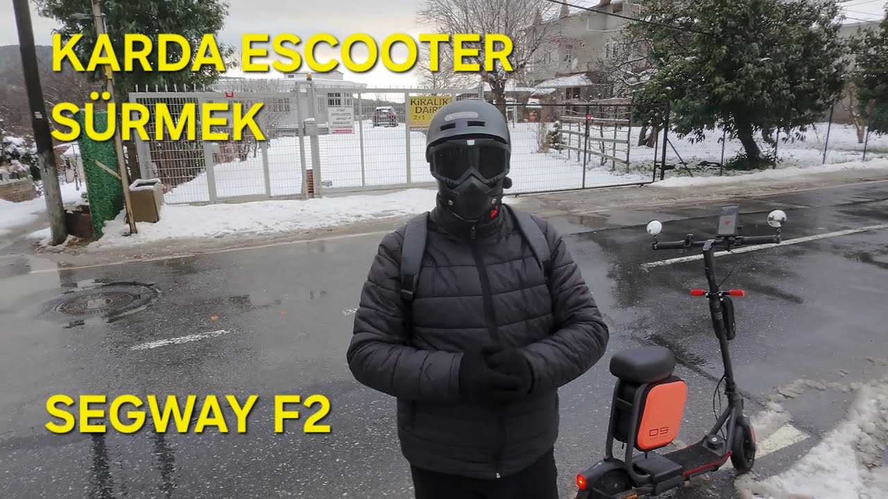 KARDA SOĞUKTA SEGWAY F2 KULANDIM