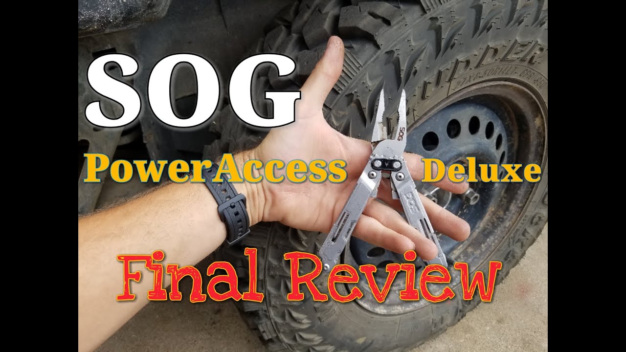 SOG PowerAccess deluxe final review *long term* multitool use