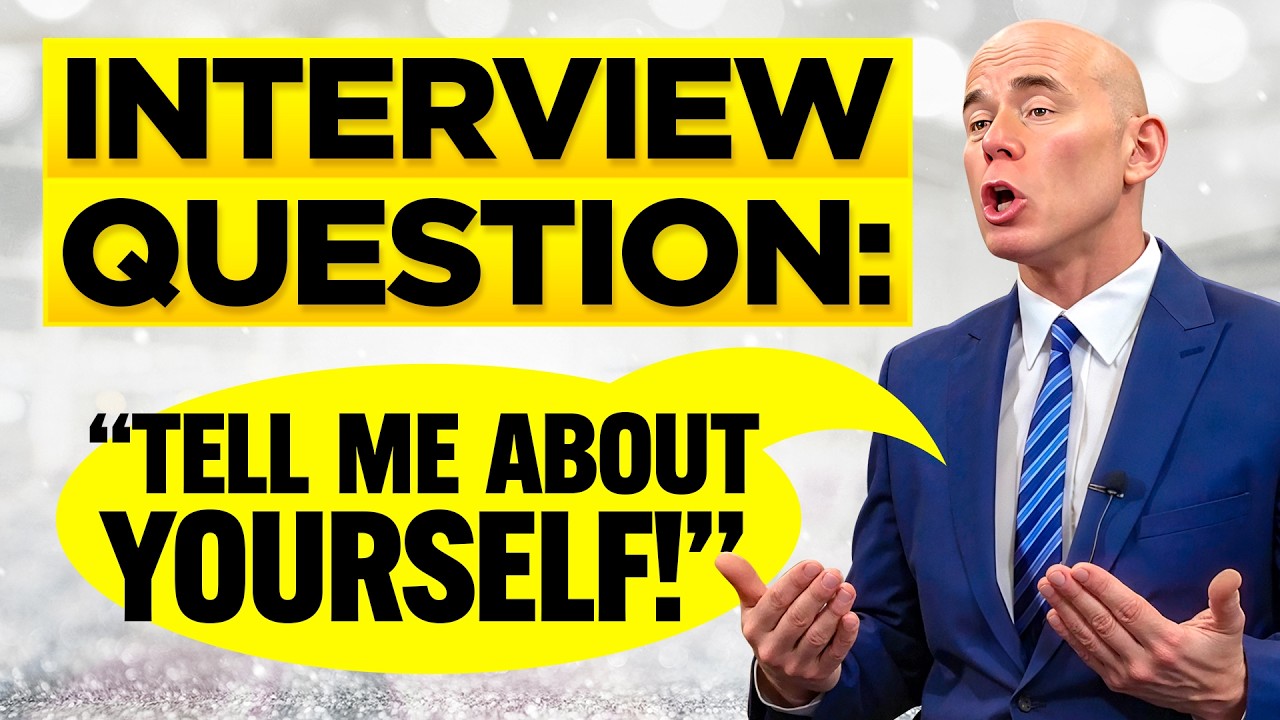 “TELL ME ABOUT YOURSELF!” (How to ANSWER “Tell Me About Yourself” in a JOB INTERVIEW!) BEST ANSWERS!