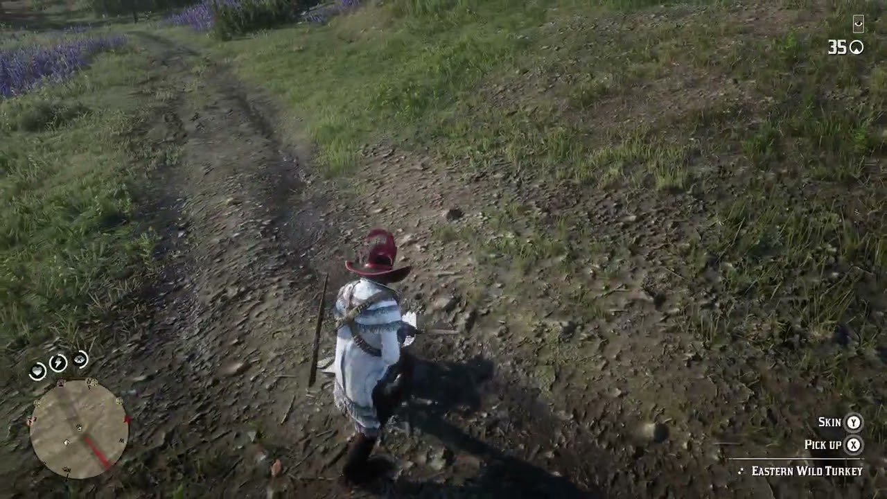 Turkey hunting in Red Dead Redemption 2