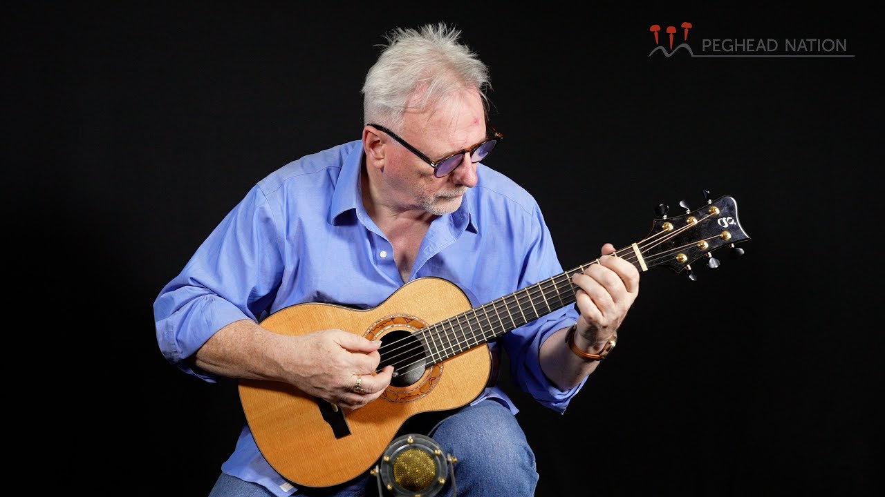 Tony McManus Demos his Greenfield G5 Terz Guitar | Peghead Nation