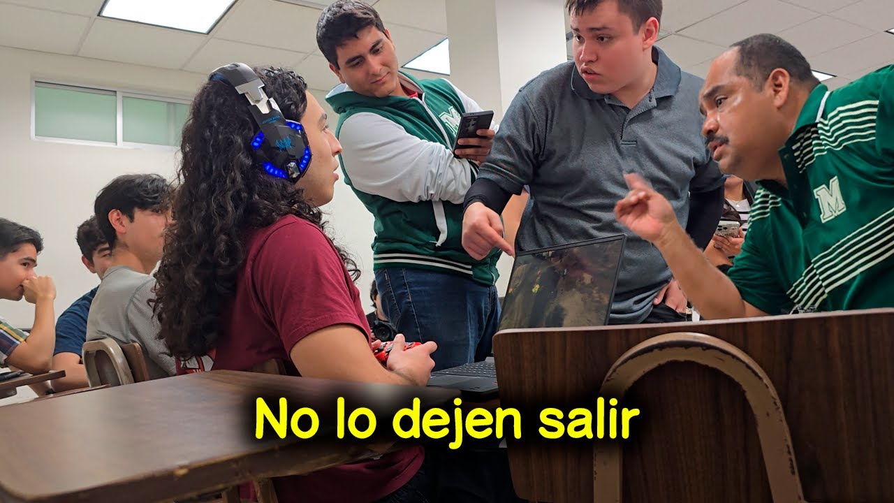 Jugando Videojuegos en un Sal&oacute;n de Clases