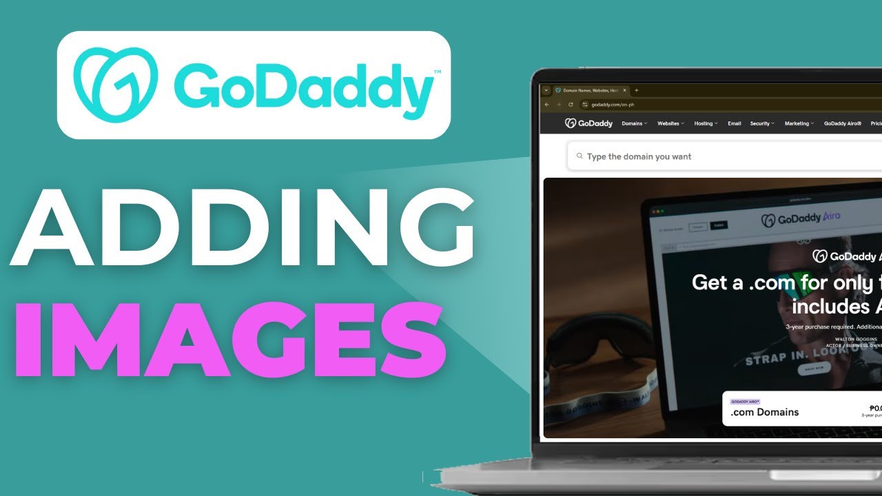 Как добавить изображения и фотографии в конструктор сайтов GoDaddy