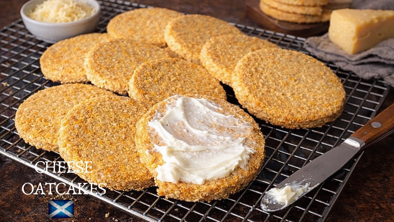 Scottish Cheese Oatcakes Recipe