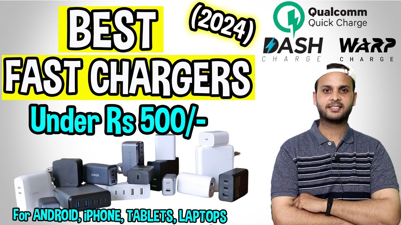 Best Fast Chargers Under Rs 500 in 2024 | Type-C, Dart Charger, Vooc Charger, iPhone Charger, iPad