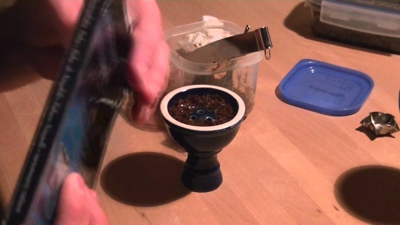 Shisha rauchen (f&uuml;r Beginner) Teil 9 - Kopfbau Abstandssetup Kaya Small Masta