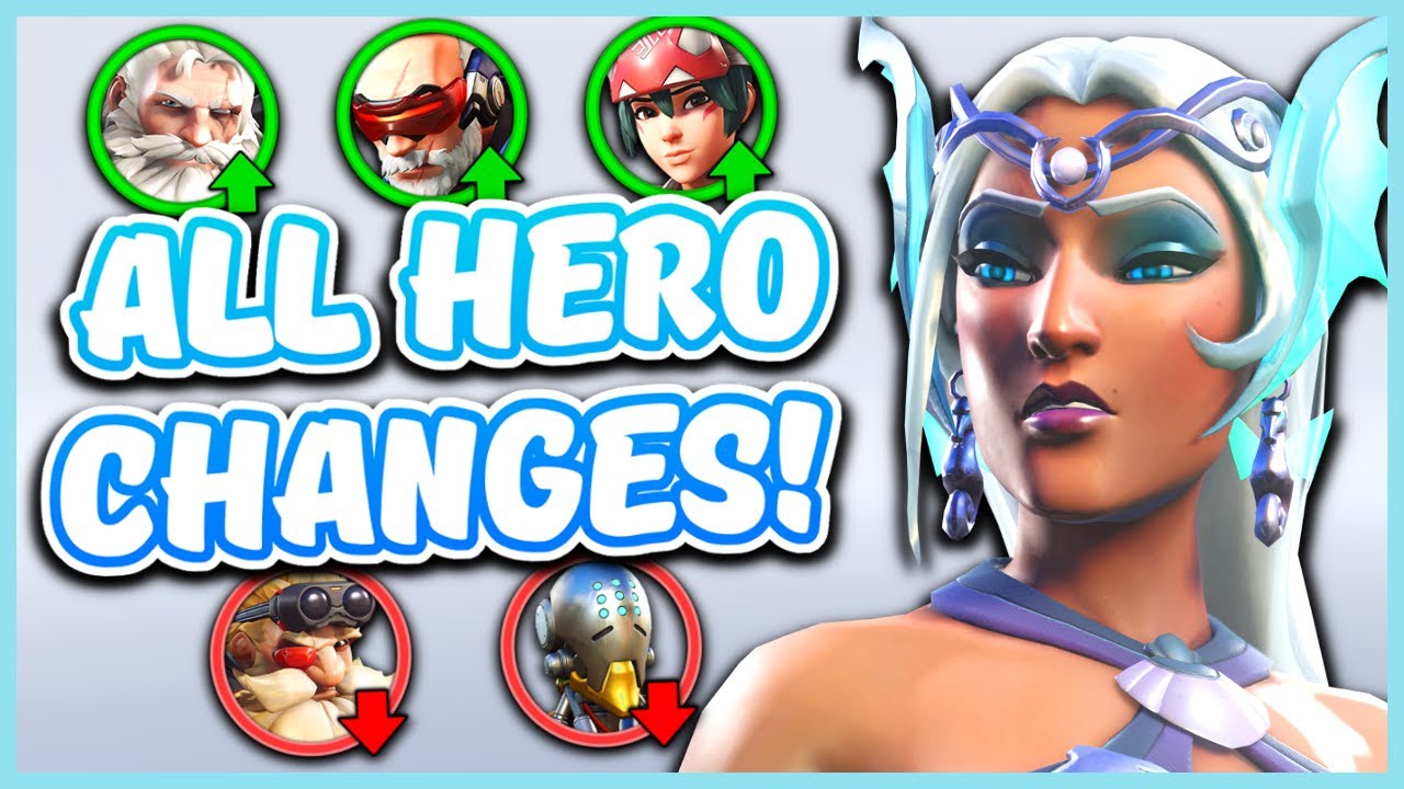 Overwatch 2 - EVERY HERO CHANGE IN MID SEASON 5 UPDATE (New Symmetra Rework!)