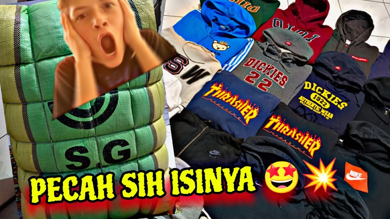 full senyum lagi maseeee!! | bongkar ball hoodie SG Korea #thrifting #bongkarball #thrift