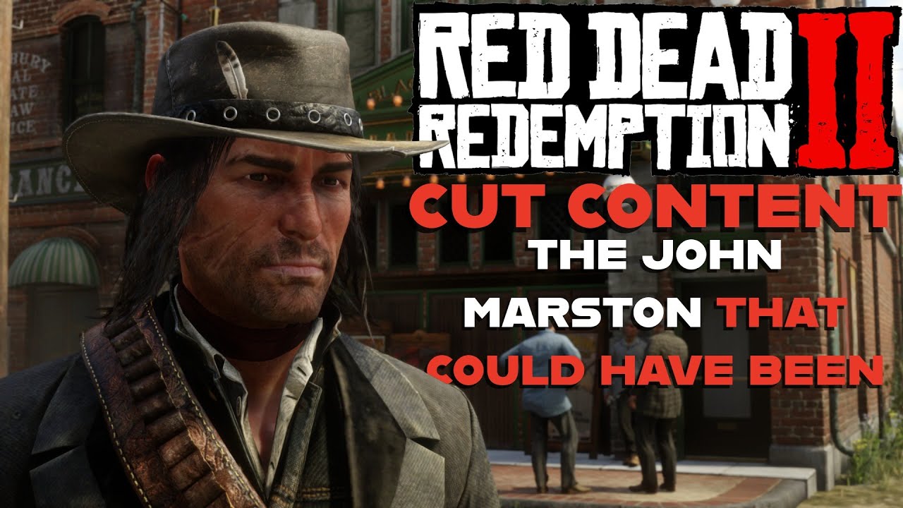 Тот Джон Марстон, каким он мог бы быть (вырезанный контент из RDR2)