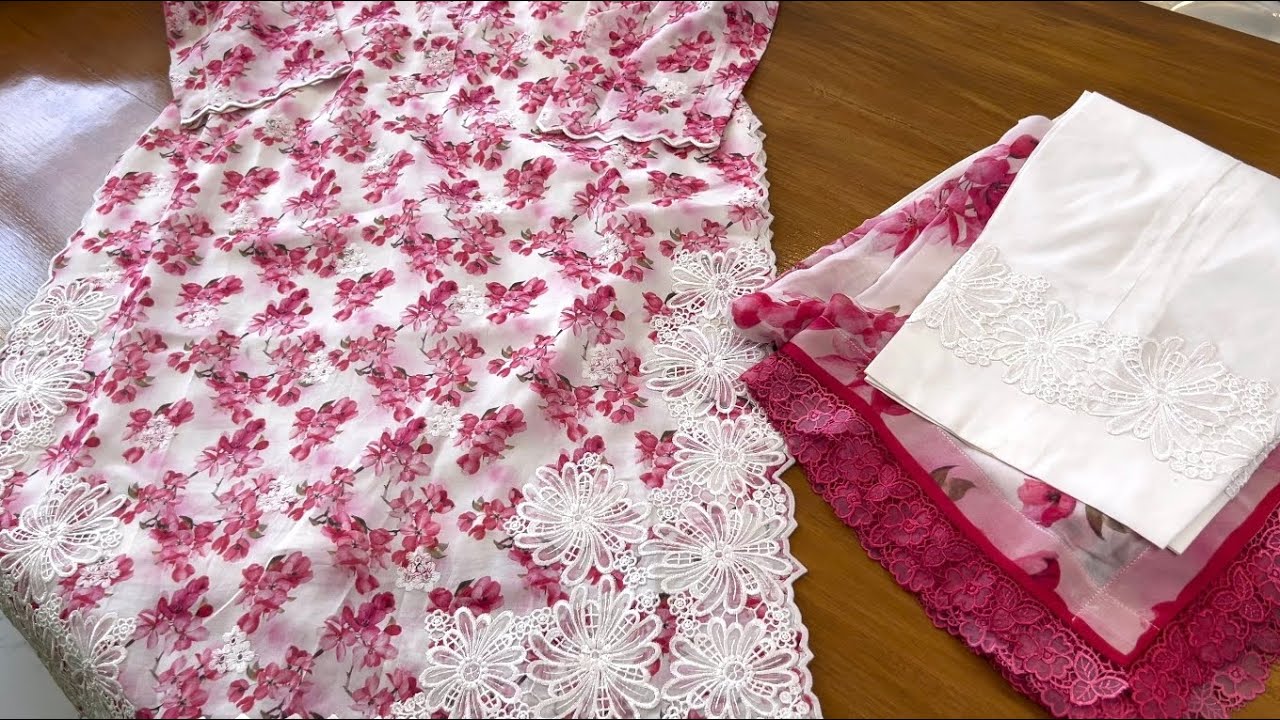 How to Design printed & Embroidered Dresses || New Design for winter & Summer outfits 
