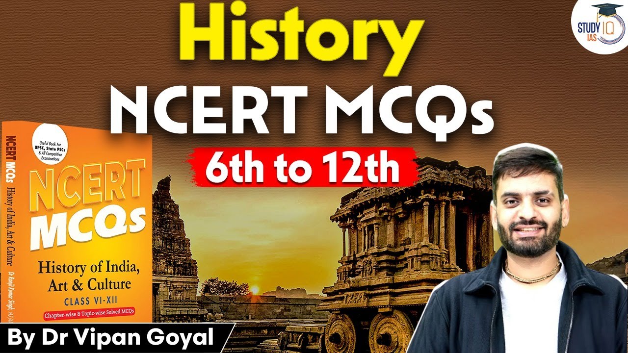 NCERT History MCQs 6th–12th | Indian History Objective Questions for UPSC PCS SSC | Dr Vipan Goyal
