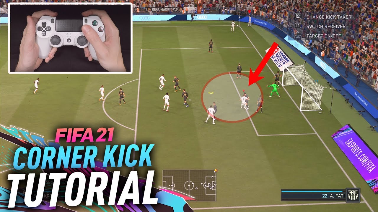 THE MOST EFFECTIVE WAY TO SCORE CORNER KICKS - FIFA 21 CORNER KICK TUTORIAL