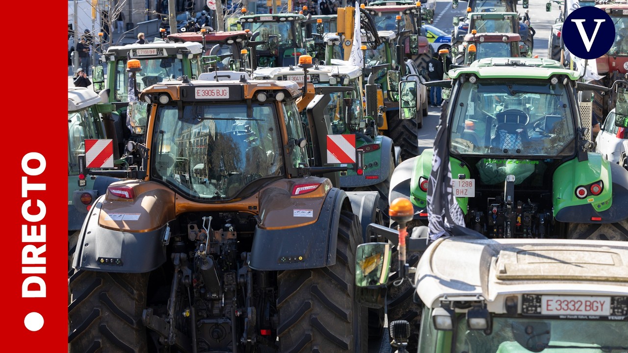 DIRECTO: Agricultores de Madrid protestan por el acuerdo Mercosur