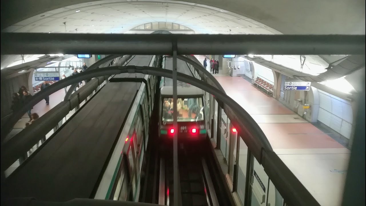 [Cab View] Métro de Paris ligne 14 Olympiades - Saint-Lazare MP 05