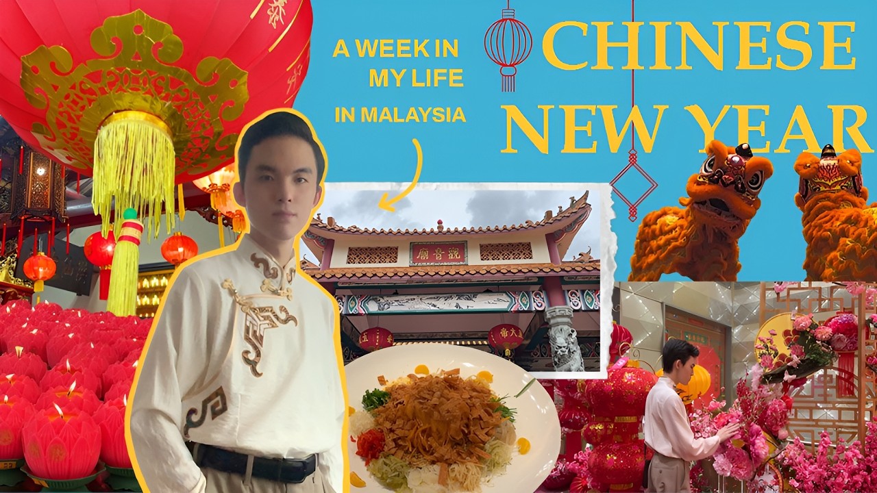 A Week In My Life | Chinese New Year -  road trip, temple visits, lion dance