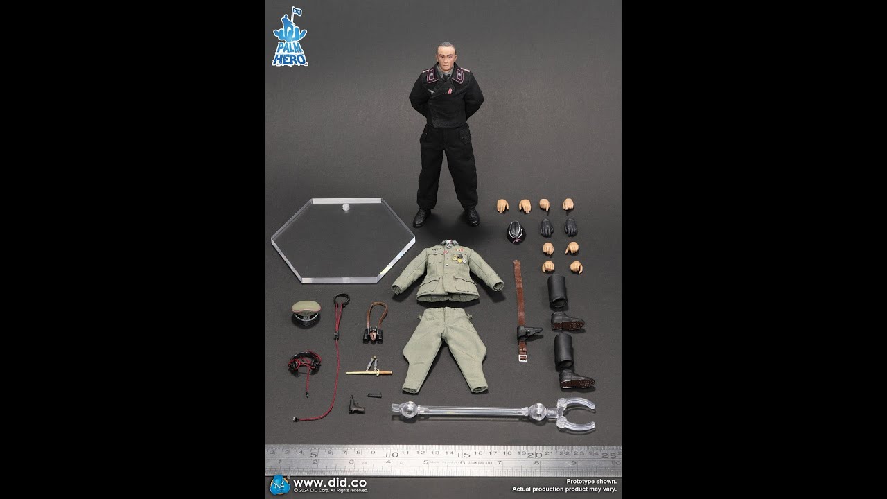 1/12 Scale DID Palm Heroes Otto Carius Figure Review