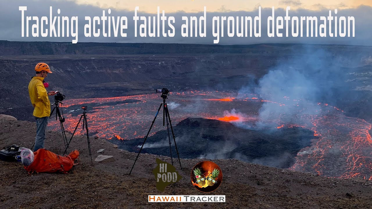 Univ of Hawaii Geology Professor Steve Lundblad - Kilauea Tracking Faults & Ground Fault Deformation