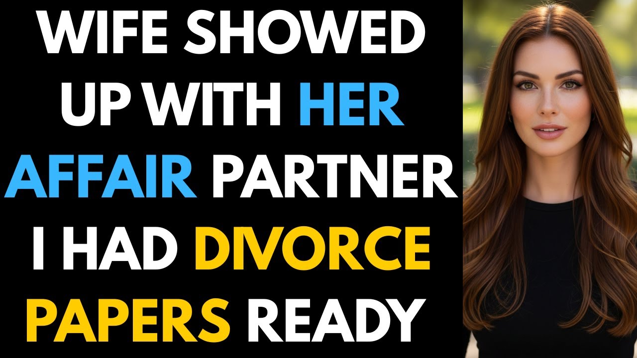 Wife Showed Up With Her Affair Partner  I Had Divorce Papers Ready #cheating