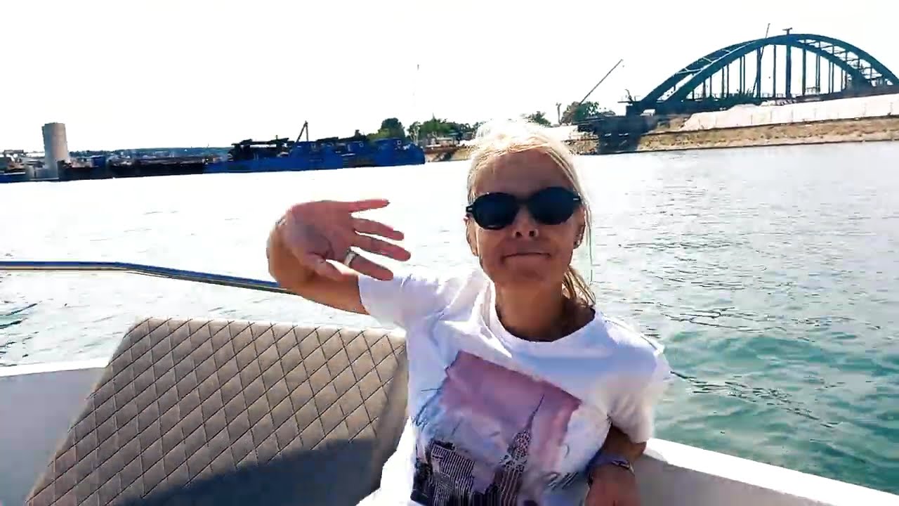 Speed boat trip  Belgrade rivers  Great crew , and song need to be all summer long kid rock
