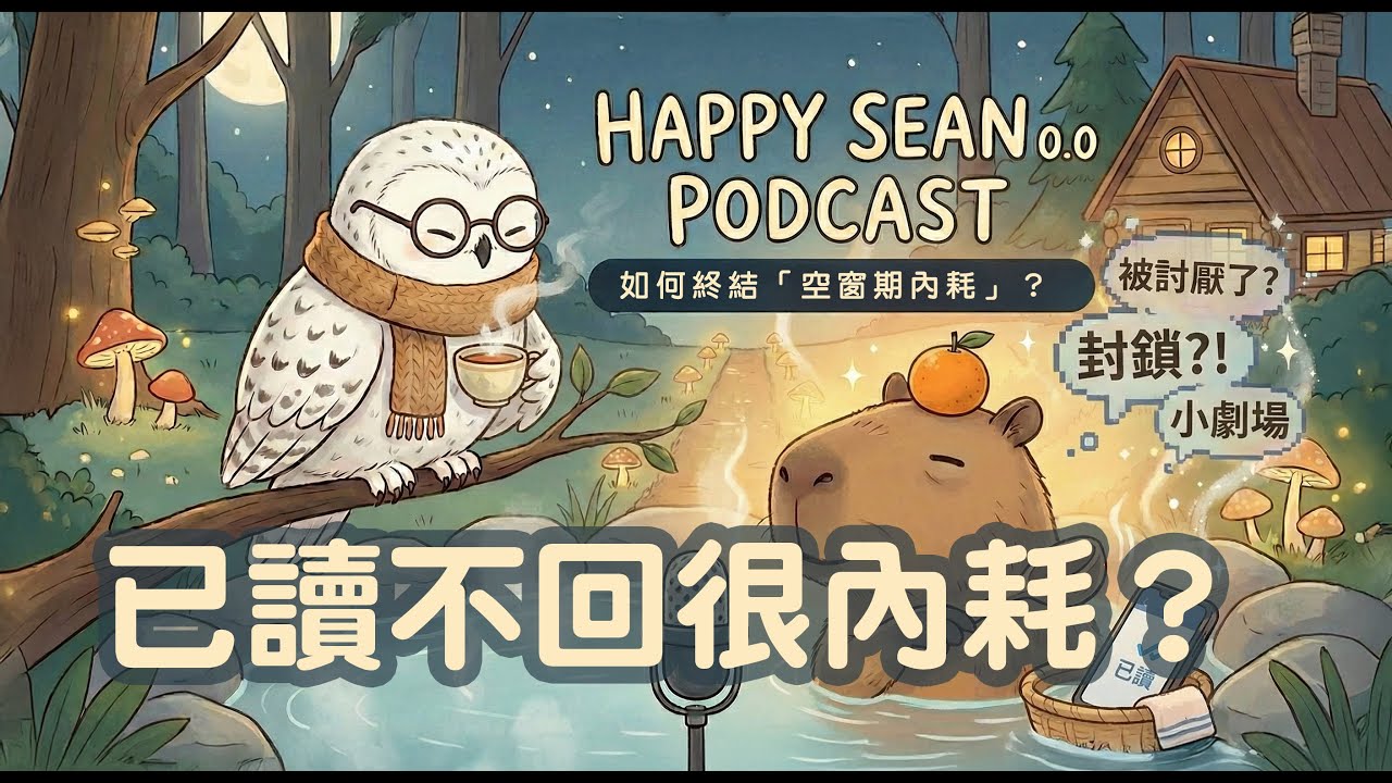 他沒回訊息，不代表你被討厭了。練習「課題分離」，找回你的平靜。｜深夜靈魂澡堂
